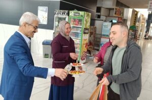 MOLA VEREN YOLCULARIN BAYRAMI KUTLANDI