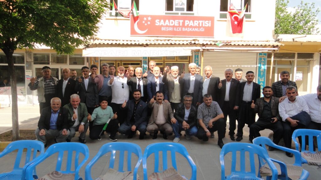 Saadet Partisi Beşiri’de kongreye gitti