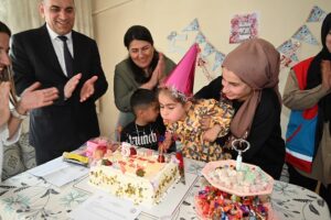 BAYAN CANALP, ŞEHİT VE GAZİ ÇOCUKLARINI UNUTMADI