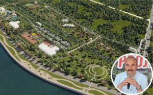 Bölgenin en büyük park projesini tanıttı