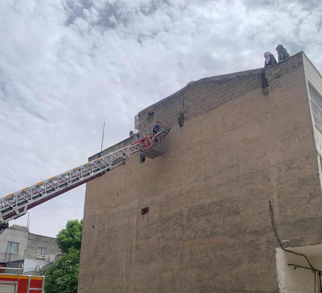 İtfaiyeden kurtarma operasyonları