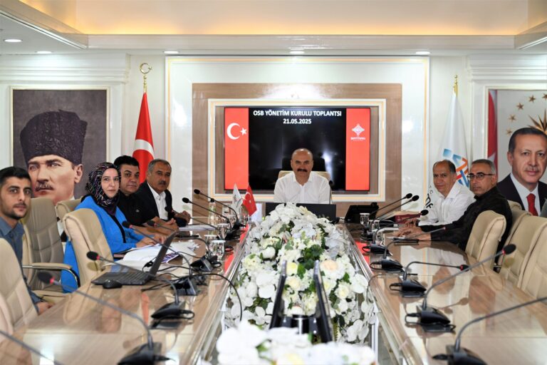 OSB yönetimi toplandı