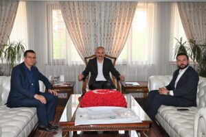 TÜGVA Genel Başkan Yardımcısından Vali Canalp’a ziyaret