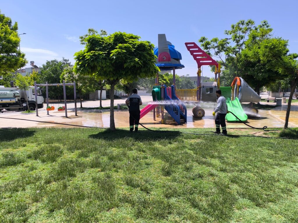 Beşevler Mahallesi’nde temizlik çalışması