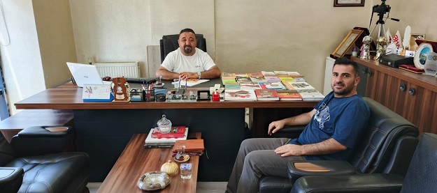 BATMANLI YAZAR ÇEKİN’DEN BHA MEDYA GRUBUNA ZİYARET