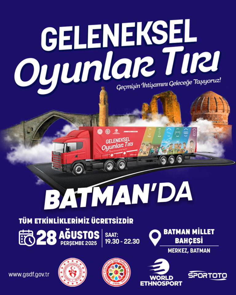 Geleneksel Oyunlar Tırı Batman’a Geliyor