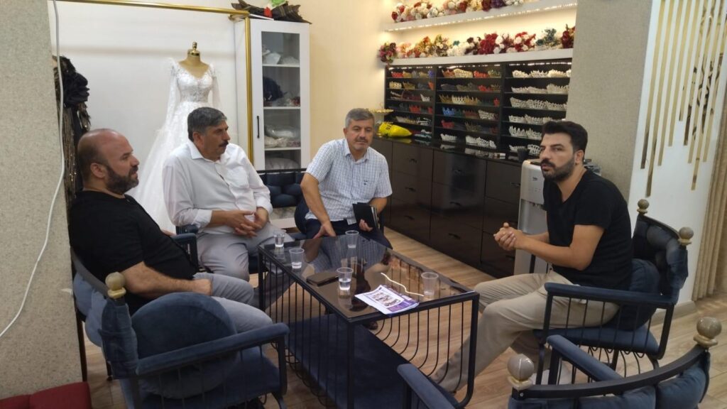 Çiftçi Esnaf Ziyaretinde Sorunları Dinledi