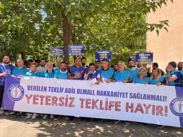 Yetersiz zam teklifine tepki gösterdiler