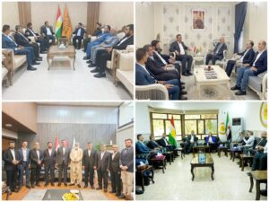 HÜDA PAR heyeti, Kürdistan Bölgesi’nde siyasi partilerle görüştü