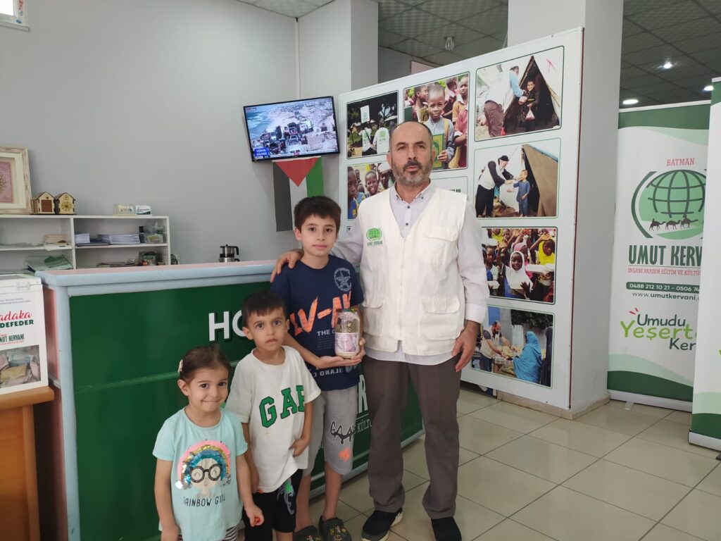 Çocuklardan Gazze’ye Anlamlı Destek