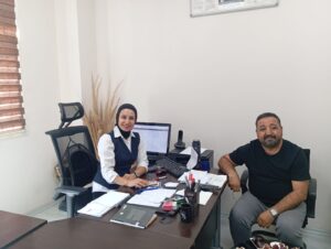 GAZETECİ SEYREK’TEN YASEMİN PEKTAŞ’A ZİYARET