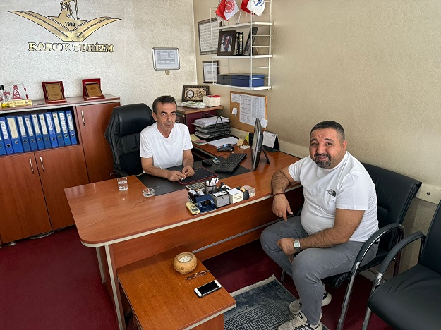 OSMAN SEYREK’TEN FARUK TURİZM’E ZİYARET