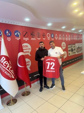 BEYCAN SÜRÜCÜ KURSU’NDAN ÇARŞI SPOR’A FORMA DESTEĞİ