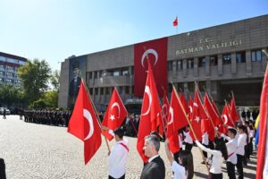 Cumhuriyet bayramı kutlanıyor