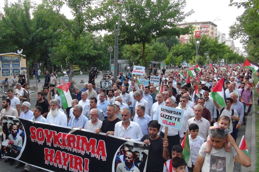 Batman’da Gazze İçin Yürüyüş Düzenleniyor