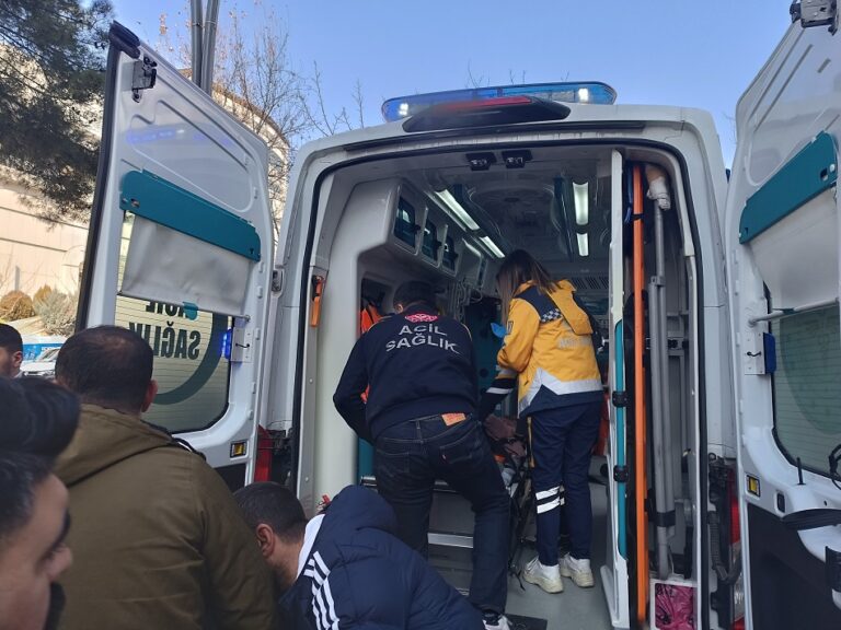 Yolun karşısına geçemedi