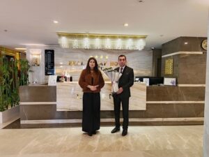ÜNLÜ SANATÇI REWŞAN, REAL KONAK HOTEL’DE AĞIRLANDI