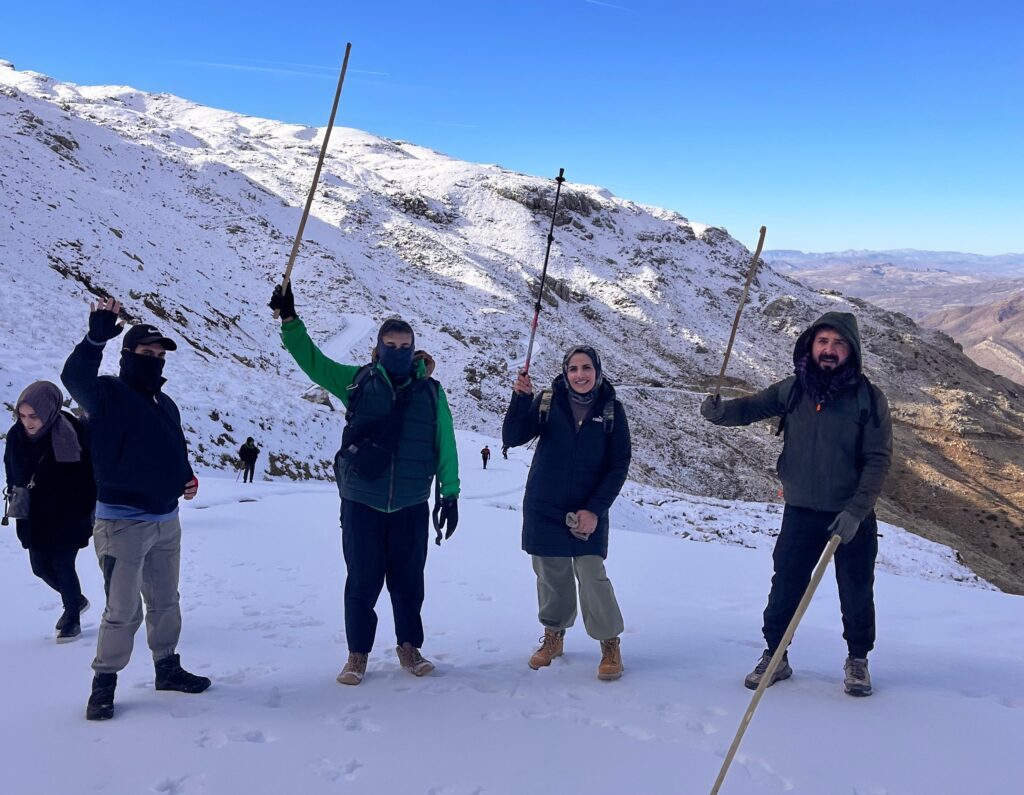 Harrut Yaylası’na Karlı Yolda 4 Saatlik Tırmanış
