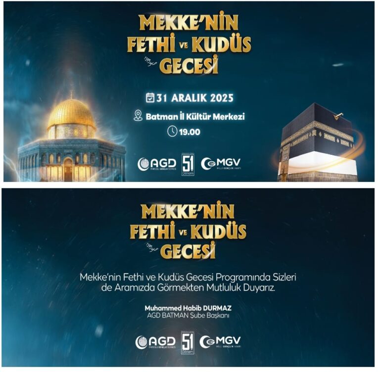 Gençler ve Halk Kudüs İçin Tek Yürek Olacak