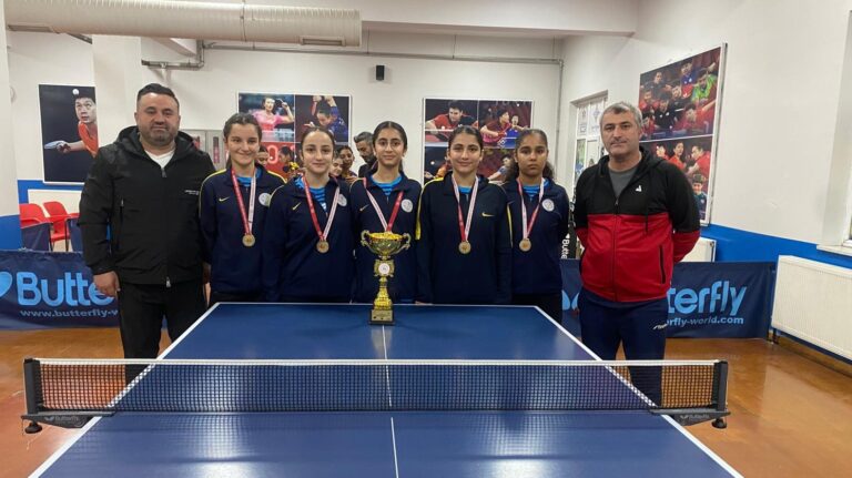 SPOR LİSESİ MASA TENİSİNDE ÇİFTE ŞAMPİYONLUK YAŞADI