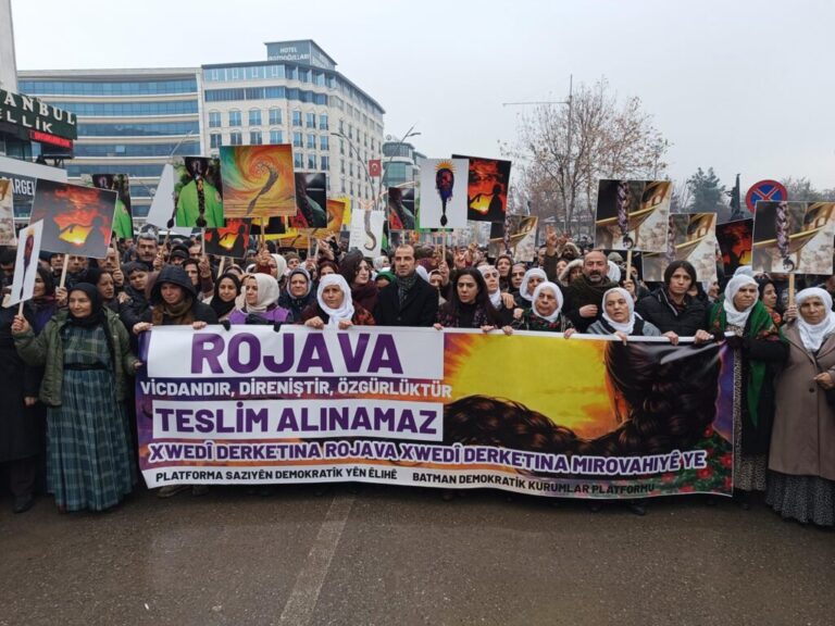 “Ortadoğu’da savaşlar son bulsun, Rojava’da savaşa hayır”