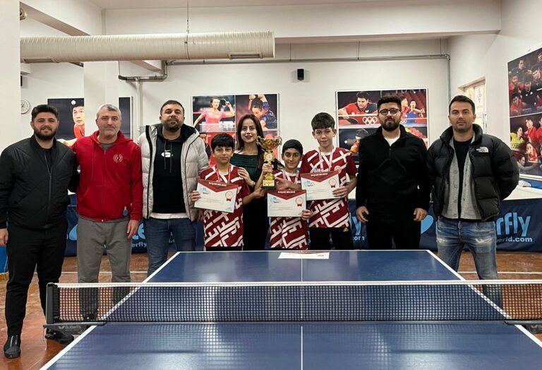 MASA TENİSİNİN YILDIZ ŞAMPİYONLARI BELLİ OLDU