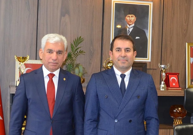 KAPLAN SGK MÜDÜRÜ GÜMÜŞ’Ü ZİYARET ETTİ