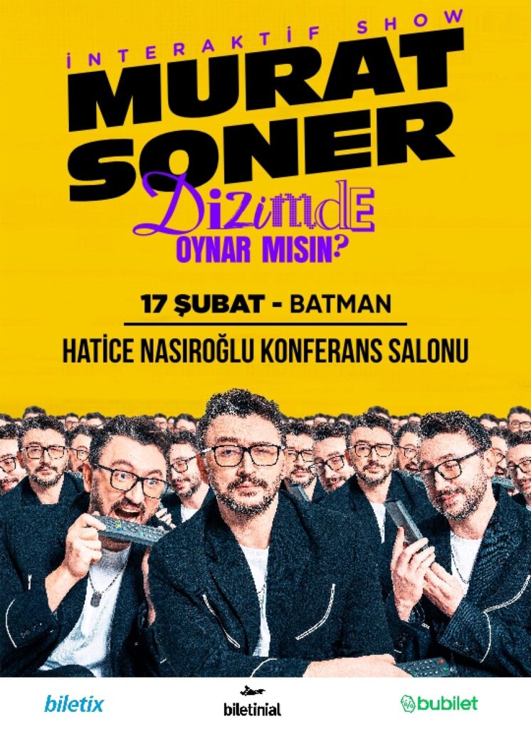 Murat Soner Batman’da Sahne Alıyor
