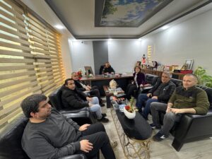 GAZETECİLERDEN SEYREK’E ZİYARET