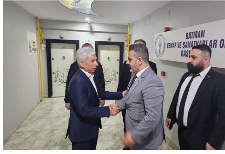 Çetin’den Esnaf Odası’na Tebrik Ziyareti